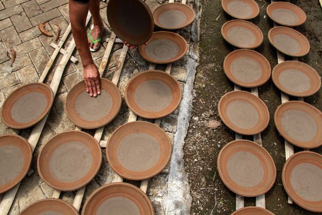 Foto Suasana Kampung Gerabah  di Pagelaran Malang  