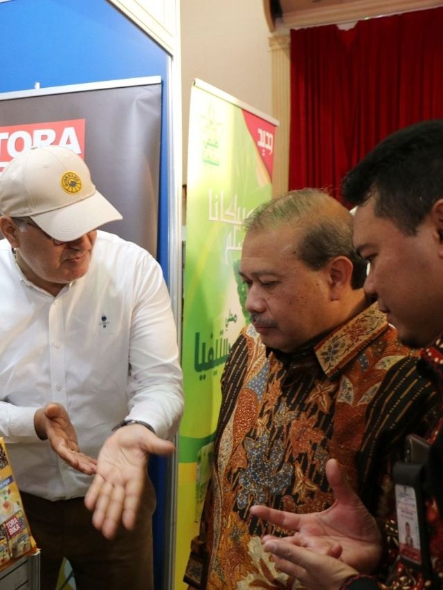 Suasana di acara pameran produk layanan haji “Indonesia Hajj Expo 2020” yang digelar Konsulat Jenderal RI (KJRI) Jeddah. Foto: Dok. KJRI Jeddah