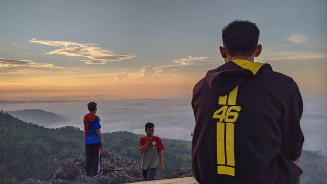 Wisata di Puncak Gunung Gentong Gedangsari (4G). Foto: Erfanto