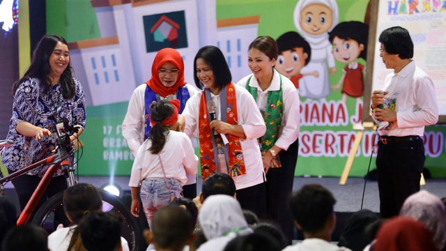 Iriana Jokowi di acara Temu Sapa