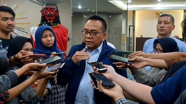 Wakil Ketua DPRD Fraksi Gerindra, M. Taufik, di DPRD DKI Jakarta, Senin (17/2). Foto: Efira Tamara/kumparan