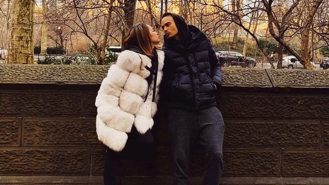 Bunga Citra Lestari dan suaminya, Ashraf Sinclair saat liburan ke New York. Foto: Instagram / @ashrafsinclair