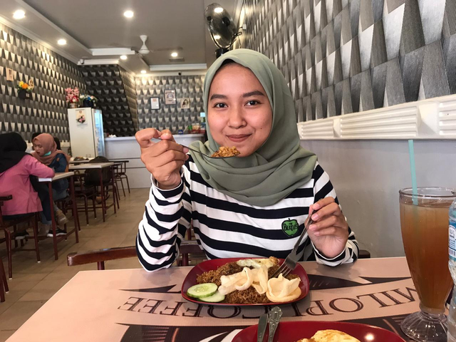 Nasi goreng jontor terletak di Warkop Milopi, Jalan Hijas Pontianak. Foto: Teri/Hi!Pontianak