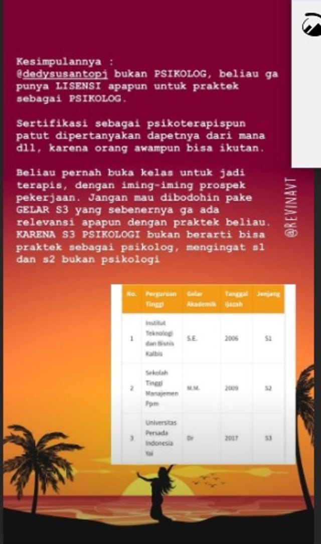 Polisi Akan Panggil Kuasa Hukum Revina VT soal Laporan Terhadap Dedy Susanto (645298)