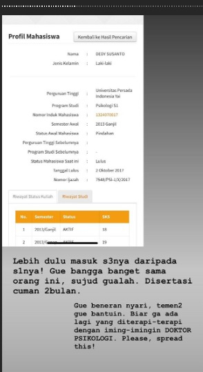 Awal Mula Perdebatan Selebgram Revina VT dan Doktor Psikologi Dedy Susanto (662279)