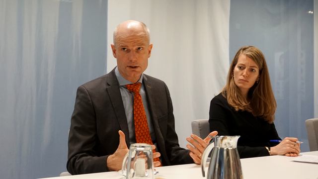 Menteri Luar Negeri Belanda, Stef Blok (kiri), di Kemenlu Belanda, Den Haag. Foto: Ananda Teresia/kumparan