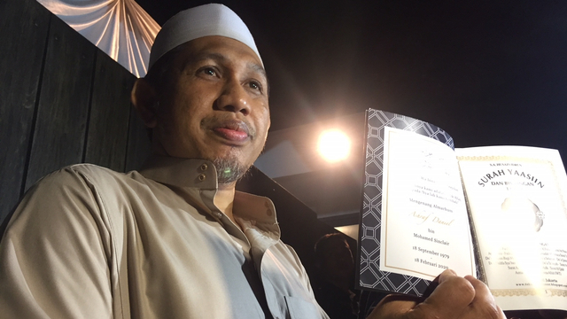 Haji Ahmad Habib di Tahlilan Ashraf Sinclair