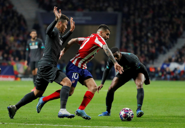 Pertandingan antara Atletico Madrid melawan Liverpool di Wanda Metropolitano, Madrid, Spanyol. Foto: REUTERS/Susana Vera