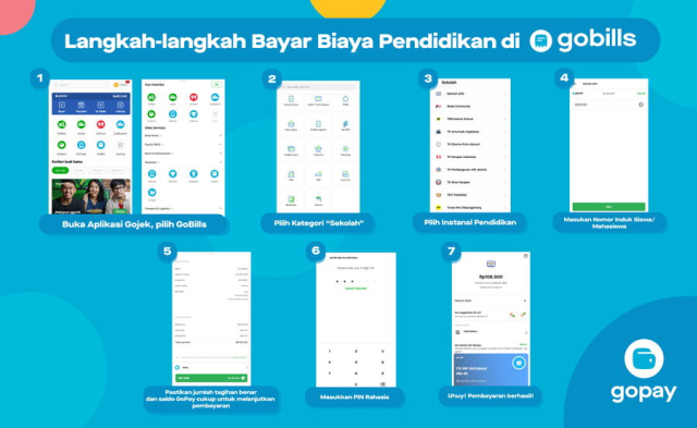 Kini, Bayar SPP Bisa Pakai Gopay