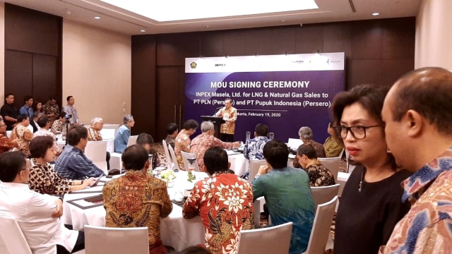 Penandatangan jual beli gas LNG