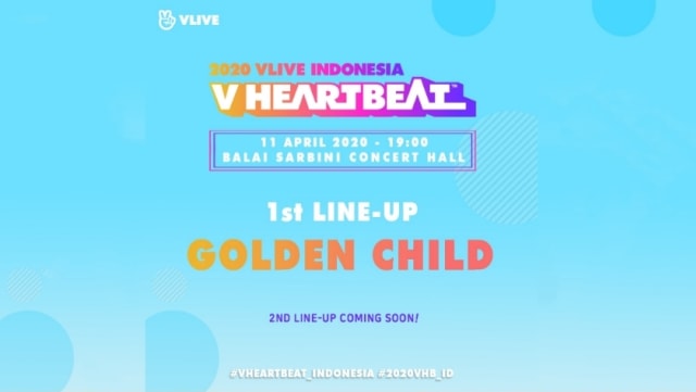 Konser V Heartbeat 2020. Foto: Twitter/vliveindonesia