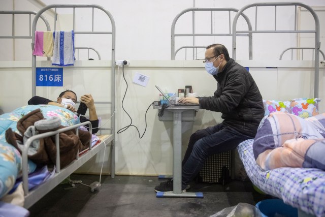 Pasien Virus Corona di Pusat Pameran Wuhan