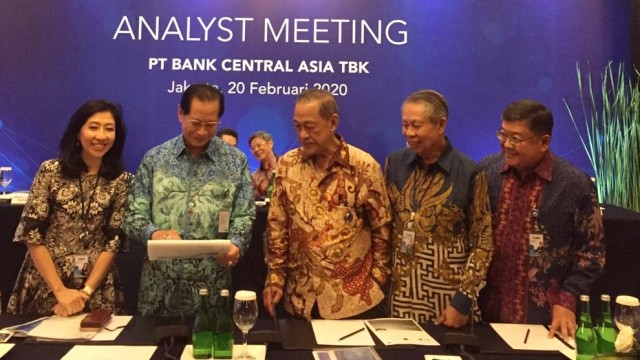 Analyst Meeting Bank BCA Periode Tahun 2019 di Hotel Kempinski, Jakarta (20/2). Foto: Abdul Latif/kumparan