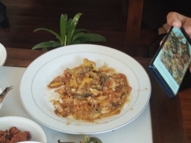 Olahan seruit yang ada di Cikwo Prasmanan, Kota Bandar Lampung, Kamis (20/2) | Foto: Obbie Fernando/Lampung Geh