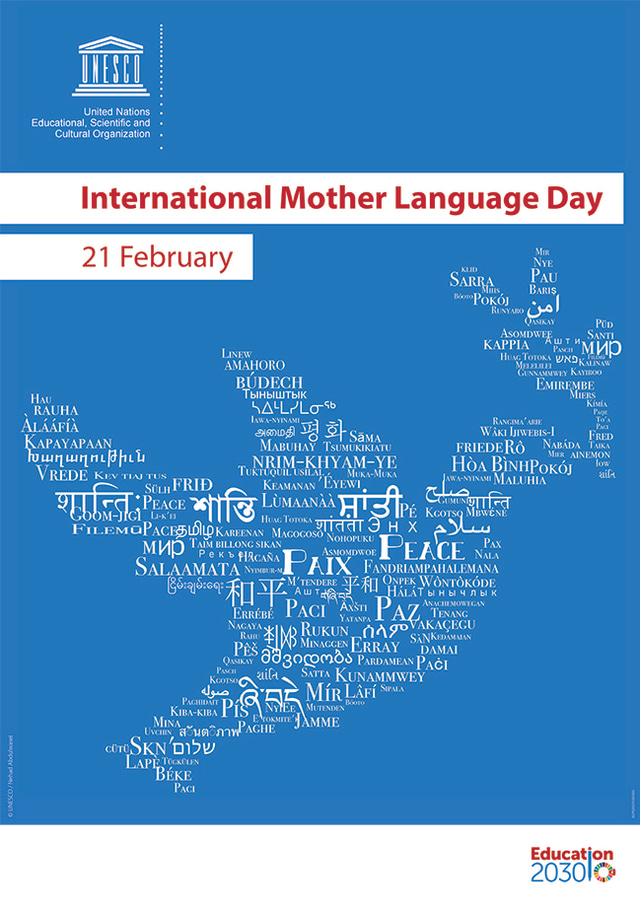 Poster Hari Bahasa Ibu oleh United Nations. Dok: Laman United Nations