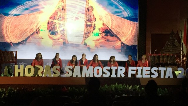 Launching Horas Samosir Fiesta 2020. Foto: Gitario Vista Inasis/kumparan
