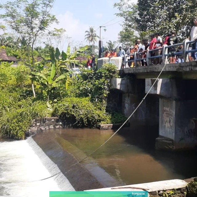 Sungai Sempor tempat Siswa-siswi SMPN 1 Turi hanyut