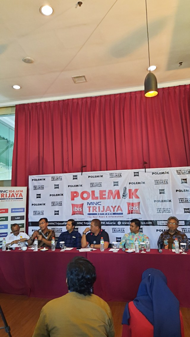 Diskusi Polemik di kawasan Jakarta Pusat, Sabtu (22/2). Foto: Efira Tamara Thenu/kumparan