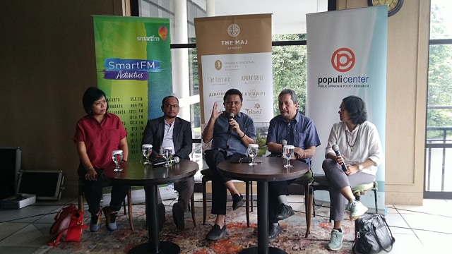 Diskusi "Mengapa Galau Pada Omnibus Law" di Jakarta, Sabtu (22/2). Foto: Fachrul Irwinsyah/kumparan
