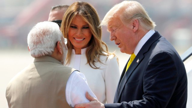 Foto: Trump Disambut Ratusan Ribu Warga saat Melawat ke India (530767)