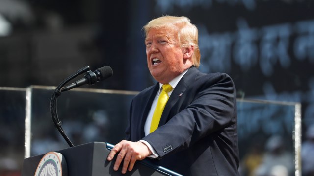 Foto: Trump Disambut Ratusan Ribu Warga saat Melawat ke India (530780)