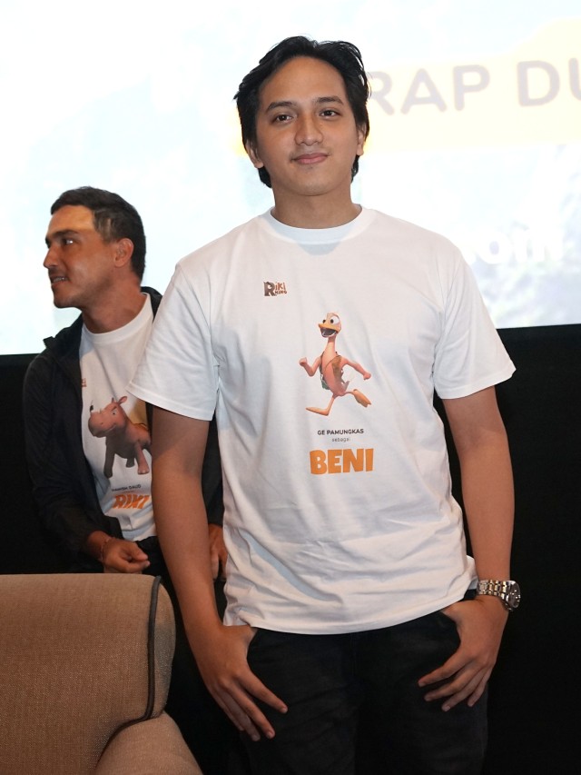Aktor Ge Pamungkas saat hadir di pemutaran film animasi Riki Rhino di Epicentrum, Jakarta, Senin, (24/2/2020). Foto: Dok. Ronny