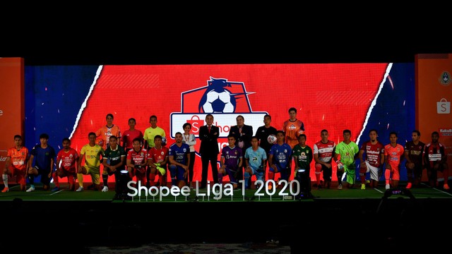 Peluncuran Shoppe Liga 1 2020 di Jakarta