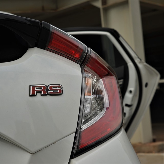 Emblem RS Honda Foto: Muhammad Ikbal