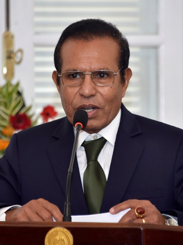 Perdana Menteri Timor Leste Taur Matan Ruak. Foto: AFP/Valentino Dariell DE SOUSA