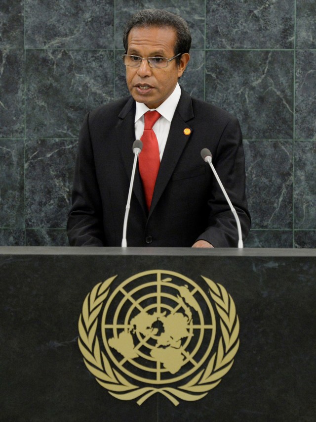Perdana Menteri Timor Leste Taur Matan Ruak. Foto: AFP/STAN HONDA