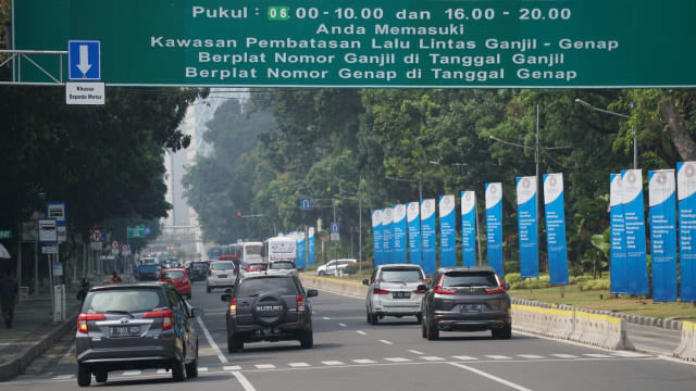 Ilustrasi pembatasan lalu  ganjil-genap di Jakarta. Foto: Nugroho Sejati/kumparan