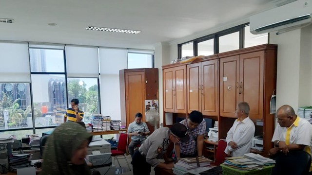 Ruangan Kasubag Data dan Informasi yang berada di Gedung Rektorat Unoversitas Negeri Padang (Foto: Istimewa)