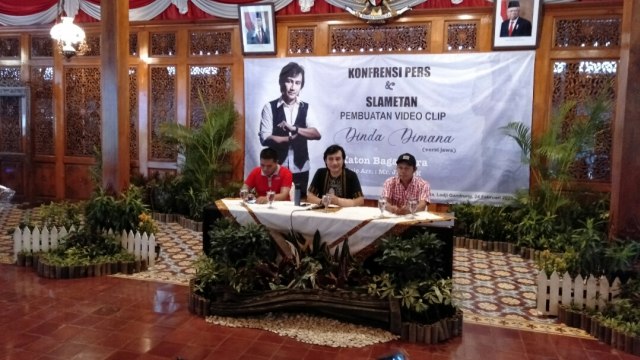 Katon saat press conference di Loji Gandrung, Solo. (Fernando Fitusia)