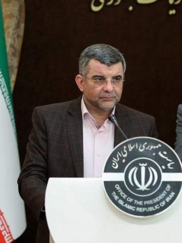 Wakil Menteri Kesehatan Iran Iraj Harirchi. Foto: AFP/IRANIAN PRESIDENCY