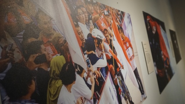 Sejumlah foto saat dipamerkan di Galeri Foto Jurnalistik Antara (GFJA) Jalan Antara, Pasar Baru, Jakarta Pusat, Kamis (27/2). Foto: Iqbal Firdaus/kumparan 