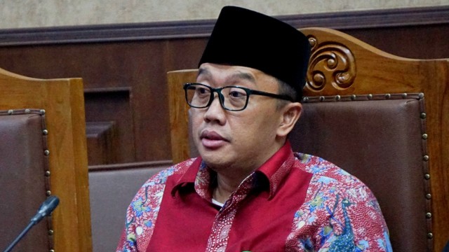 Terdakwa Imam Nahrawi menjalani sidang lanjutan dengan agenda pemeriksaan saksi di Pengadilan Tipikor, Jakarta, Kamis (27/2). Foto: Fanny Kusumawardhani/kumparan
