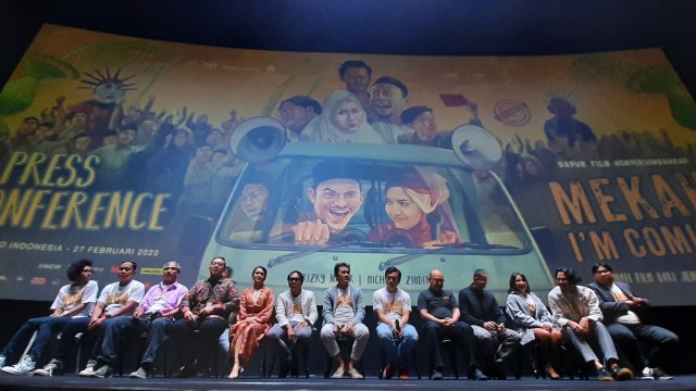 Konferensi pers film 'Mekah I'm Coming' di Grand Indonesia, Jakarta Pusat, Kamis (27/2). Foto: Aria Pradana/kumparan