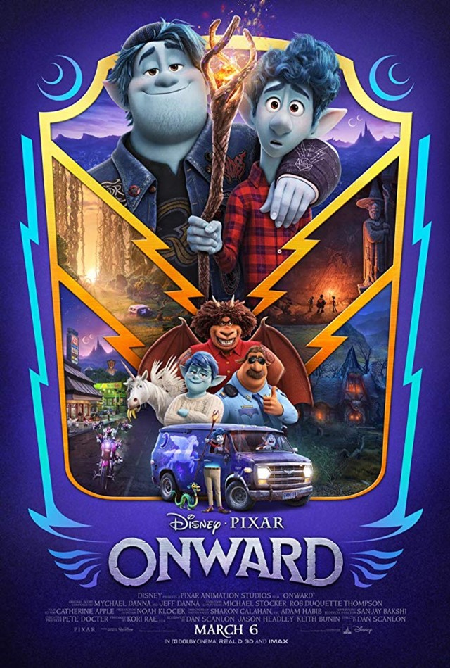 Poster film Onward. Dok: IMDb