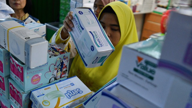 Harga masker di pasar pramuka