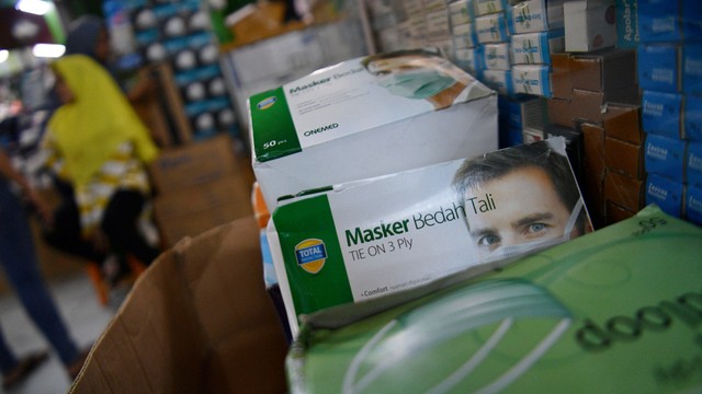 Harga masker di pasar pramuka