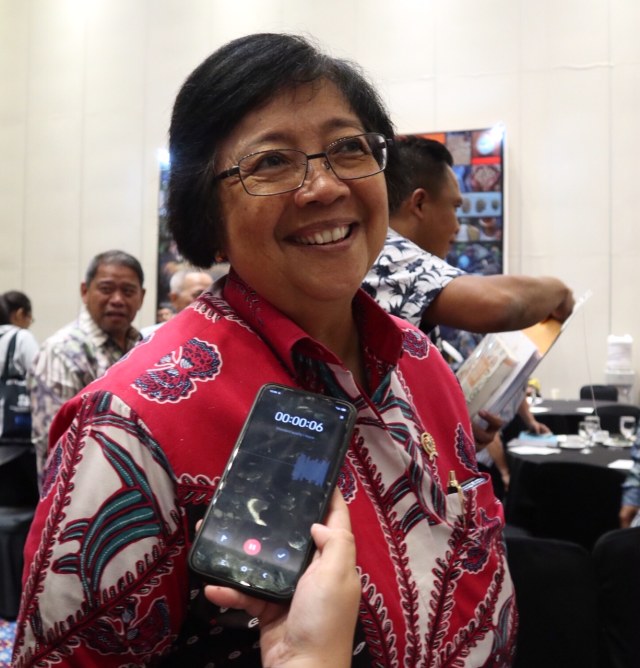 Menteri Lingkungan Hidup Siti Nurbaya Bakar. Foto: Farida Yulistiana/kumparan