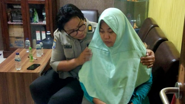 Perempuan di Pamulang yang membuat laporan palsu bayi diculik. Foto: Dok. Istimewa