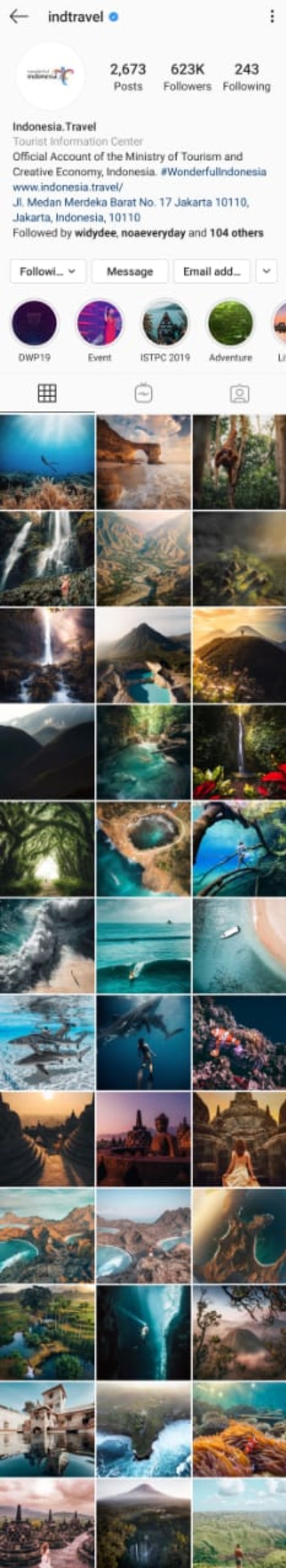 Foto 'Gunung Lancip' Lenyap dari Akun Instagram Kemenparekraf, Kok Bisa? (223451)