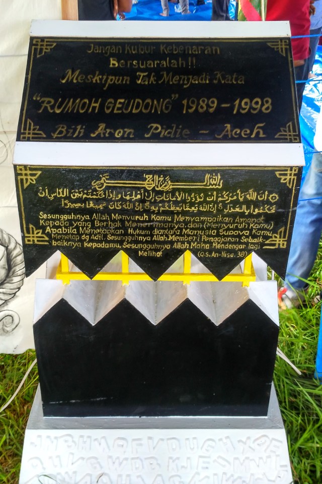 Tugu Rumoh Geudong. Foto: Khairul/KontraS Aceh