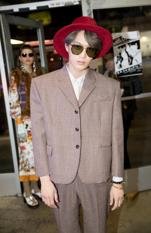 Kai EXO untuk eyewear campaign Gucci. Foto: Gucci