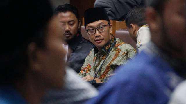 Terdakwa Imam Nahrawi menjalani sidang lanjutan dengan agenda pemeriksaan saksi di Pengadilan Tipikor, Jakarta, Rabu (4/3). Foto: Fanny Kusumawardhani/kumparan