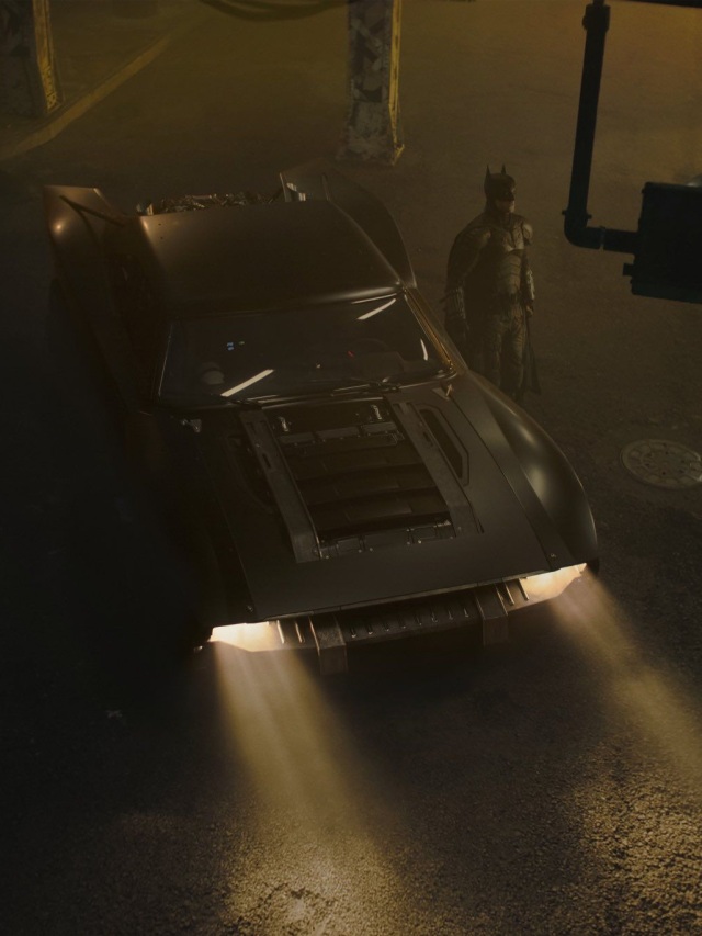 Batmobile Batman versi Robert Pattinson. Foto: Twitter/@mattreevesLA
