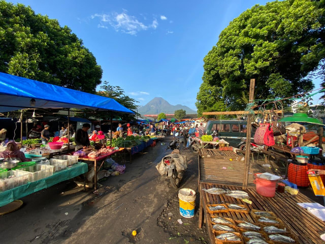 Ilustrasi Pasar Kota Batu. (Foto: Rizky Ramdan)