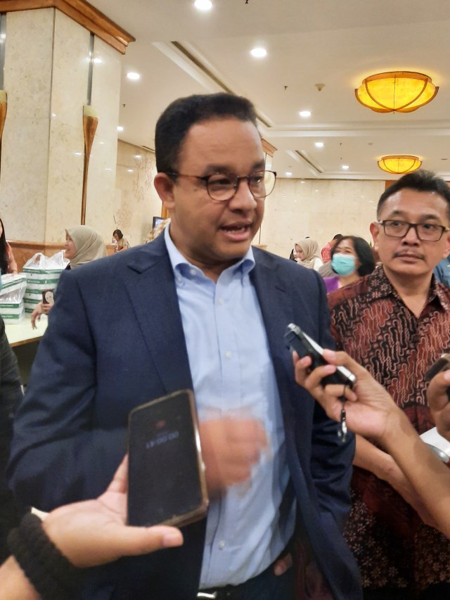 Gubernur DKI Jakarta Anies Baswedan di Balai Kota, Jakarta, Kamis (5/3). Foto: Efira Tamara Thenu/kumparan