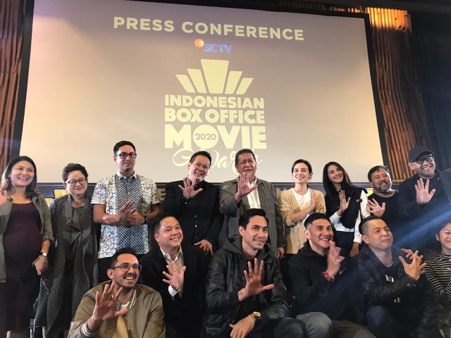 Konferensi Pers Indonesian Box Office Movie Awards (IBOMA) 2020. Foto: Novita Sari Satyaningrum/kumparan 